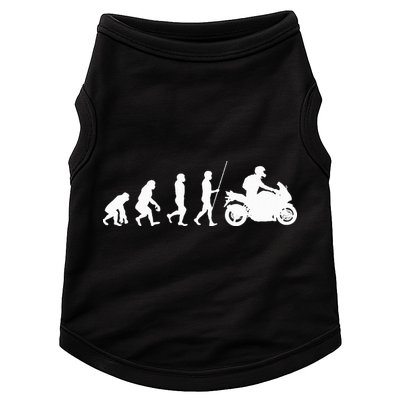 Motorcyclist Biker Evolution For Motorcycle Motorbike Riders Doggie Tank
