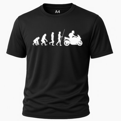Motorcyclist Biker Evolution For Motorcycle Motorbike Riders Performance Shirt
