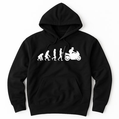 Motorcyclist Biker Evolution For Motorcycle Motorbike Riders Hoodie