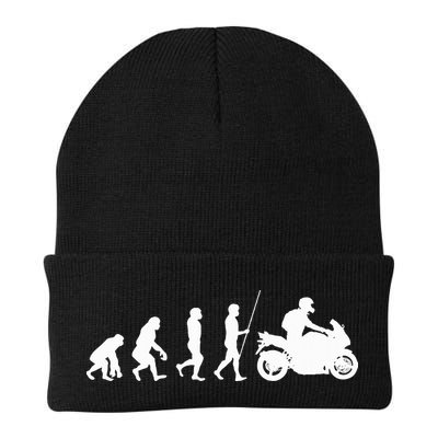 Motorcyclist Biker Evolution For Motorcycle Motorbike Riders Beanie