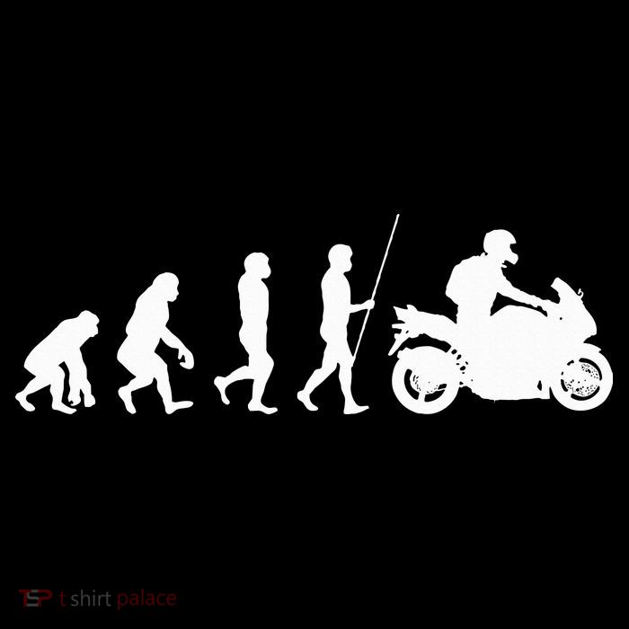 Motorcyclist Biker Evolution For Motorcycle Motorbike Riders Flatbill Hat