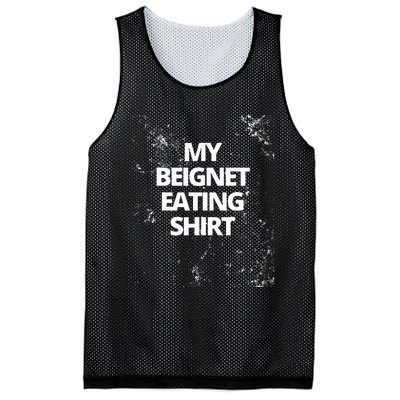 My Beignet Eating Mesh Reversible Basketball Jersey Tank