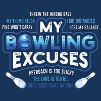 My Bowling Excuses Funny Bowling Gift 16 in Basic Backpack