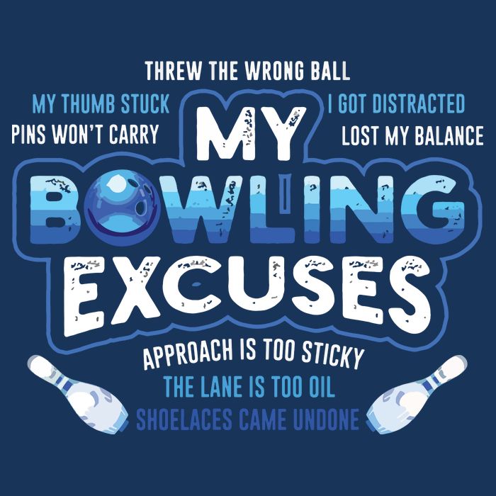 My Bowling Excuses Funny Bowling Gift 16 in Basic Backpack