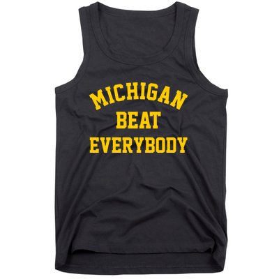 Michigan Beat Everybody Tank Top