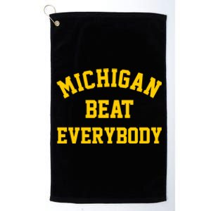 Michigan Beat Everybody Platinum Collection Golf Towel