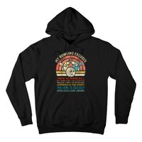 My Bowling Excuses Retro Vintage Funny Bowler Bowling Player Hoodie