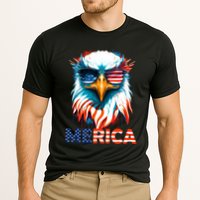 Merica Bald Eagle USA Eagle 4th Of July Patriotic Funny Cooling Performance Crew T-Shirt