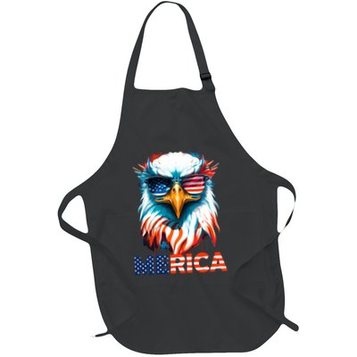 Merica Bald Eagle USA Eagle 4th Of July Patriotic Funny Apron