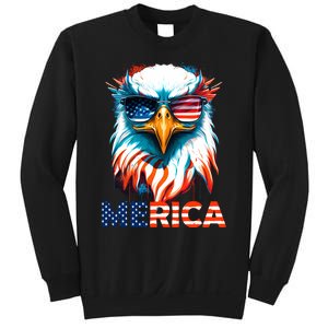 Merica Bald Eagle USA Eagle 4th Of July Patriotic Funny Sweatshirt