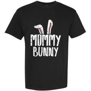 Mommy Bunny Ear Easter Family Matching Mom Mama Mother Garment-Dyed Heavyweight T-Shirt