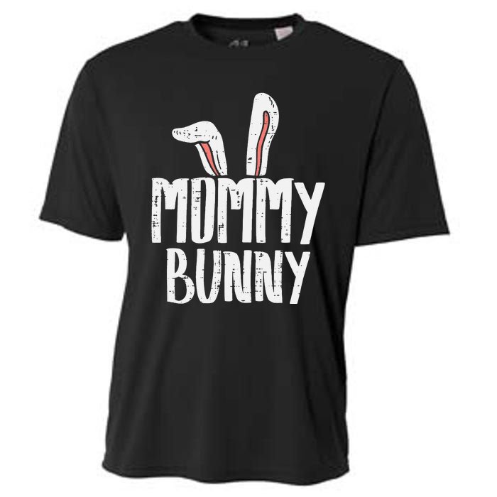 Mommy Bunny Ear Easter Family Matching Mom Mama Mother Cooling Performance Crew T-Shirt