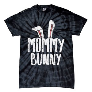 Mommy Bunny Ear Easter Family Matching Mom Mama Mother Tie-Dye T-Shirt