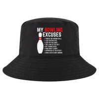 My Bowling Excuses Bowler Funny Bowling Cool Comfort Performance Bucket Hat
