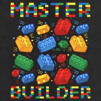 Master Builder Funny Building Blocks For Boys Cool Comfort Performance Bucket Hat