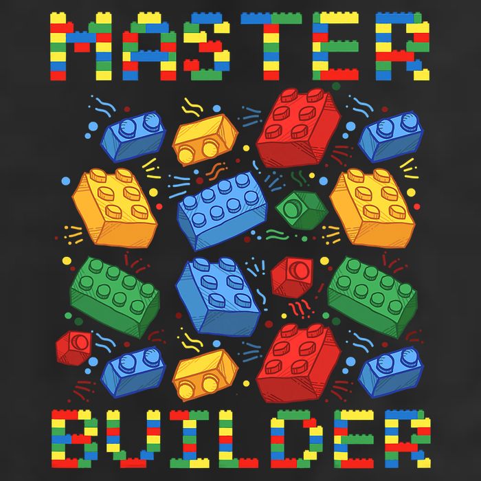 Master Builder Funny Building Blocks For Boys Cool Comfort Performance Bucket Hat