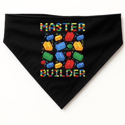 Master Builder Funny Building Blocks For Boys USA-Made Doggie Bandana