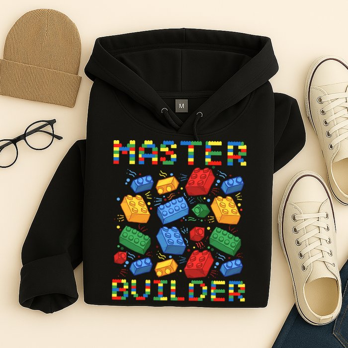 Master Builder Funny Building Blocks For Boys Hoodie
