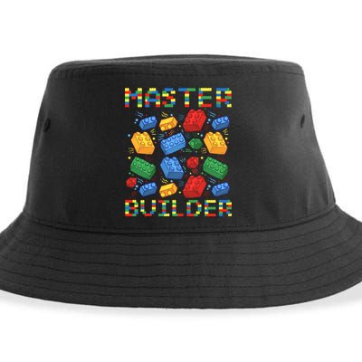 Master Builder Funny Building Blocks For Boys Sustainable Bucket Hat