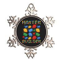 Master Builder Funny Building Blocks For Boys Metallic Star Ornament