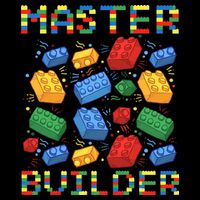 Master Builder Funny Building Blocks For Boys Metallic Star Ornament