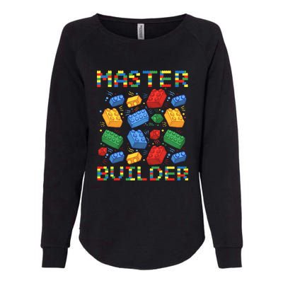 Master Builder Funny Building Blocks For Boys Womens California Wash Sweatshirt