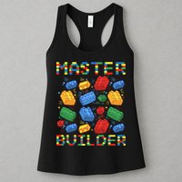 Master Builder Funny Building Blocks For Boys Womens Tank Top