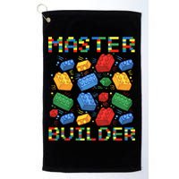 Master Builder Funny Building Blocks For Boys Golf Towel