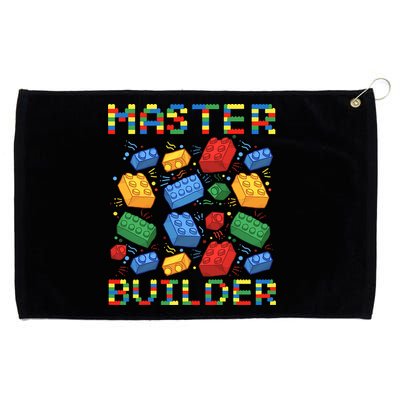 Master Builder Funny Building Blocks For Boys Grommeted Golf Towel