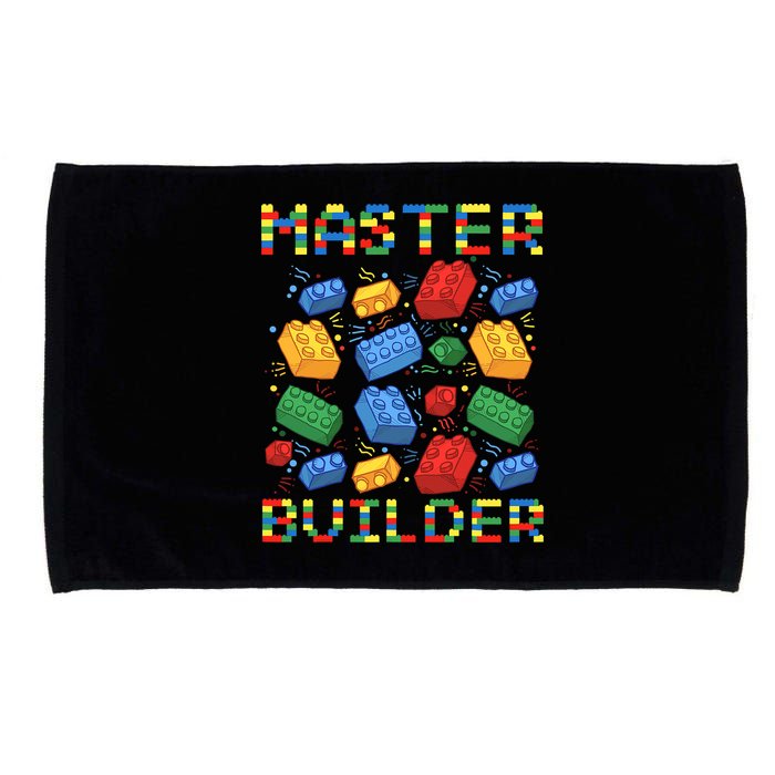 Master Builder Funny Building Blocks For Boys Microfiber Hand Towel