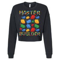 Master Builder Funny Building Blocks For Boys Cropped Pullover Crew