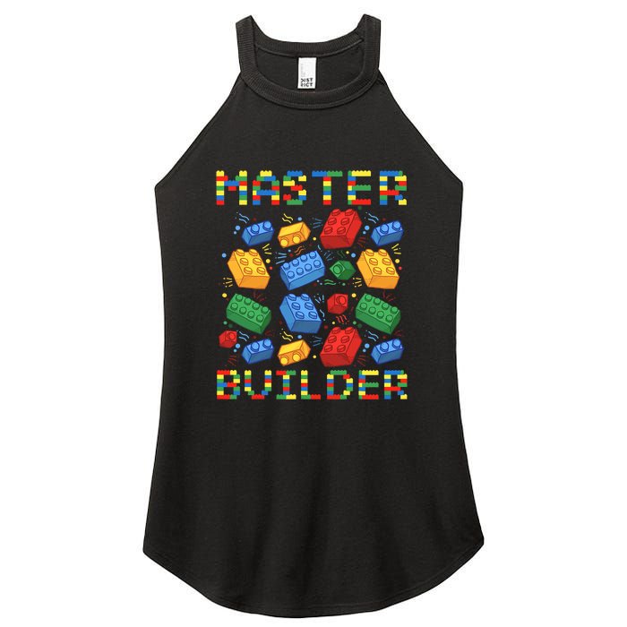 Master Builder Funny Building Blocks For Boys Women’s Perfect Tri Rocker Tank