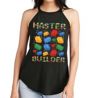 Master Builder Funny Building Blocks For Boys Women's Perfect Tri Rocker Tank