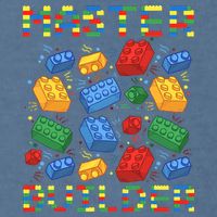 Master Builder Funny Building Blocks For Boys Garment-Dyed Sweatshirt