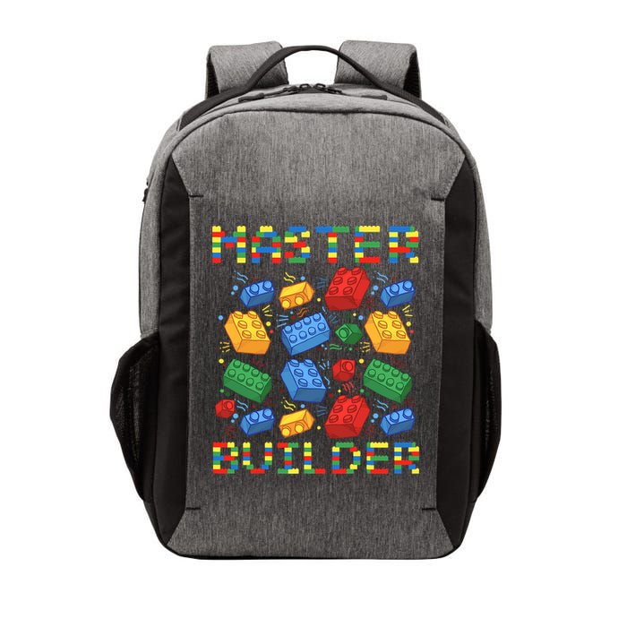 Master Builder Funny Building Blocks For Boys Vector Backpack