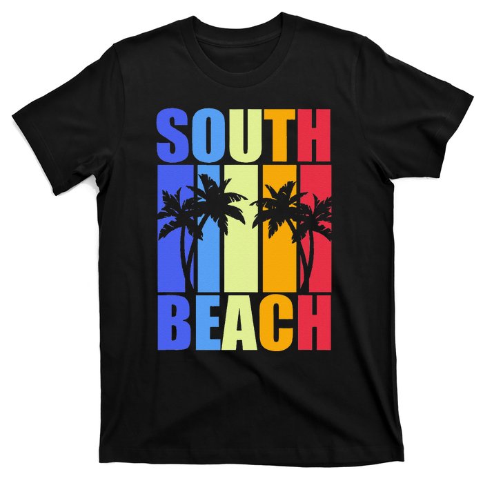 Miami Beach Florida Souvenir Colourful South Beach T-Shirt