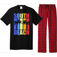 Miami Beach Florida Souvenir Colourful South Beach Pajama Set