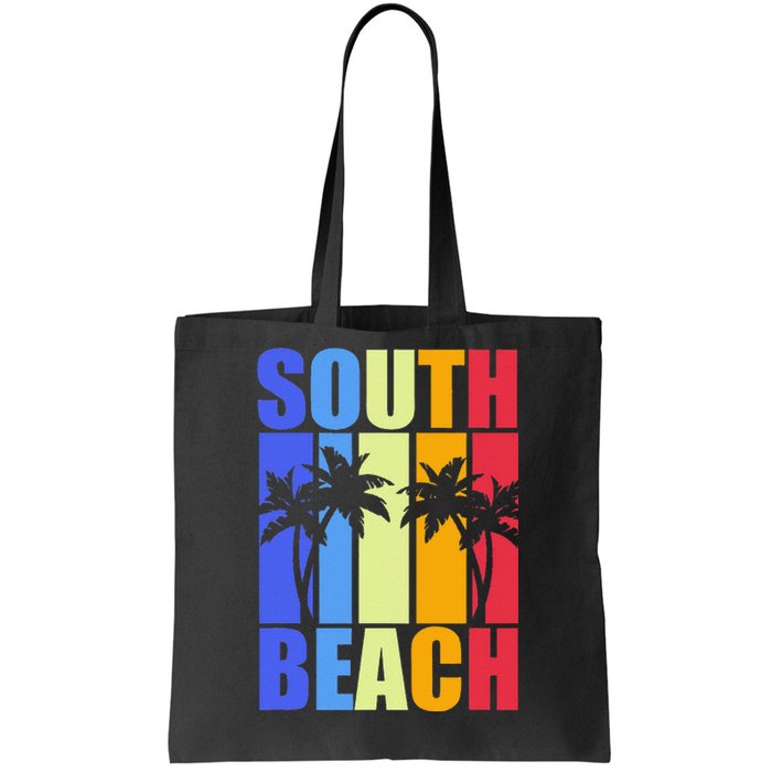 Miami Beach Florida Souvenir Colourful South Beach Tote Bag