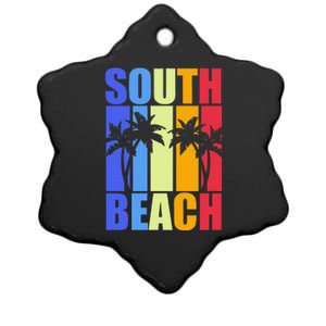 Miami Beach Florida Souvenir Colourful South Beach Ceramic Star Ornament