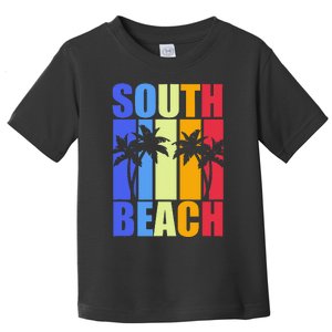 Miami Beach Florida Souvenir Colourful South Beach Toddler T-Shirt