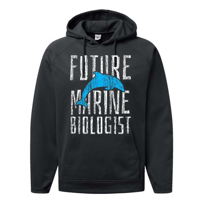 Marine Biology Future Biologist Science Performance Fleece Hoodie