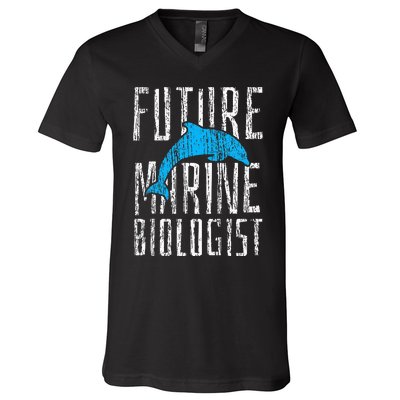 Marine Biology Future Biologist Science V-Neck T-Shirt