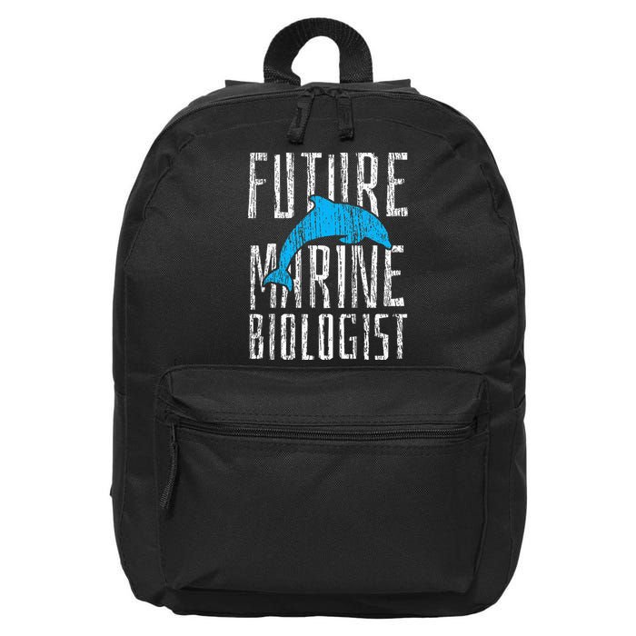 Marine Biology Future Biologist Science 16 in Basic Backpack