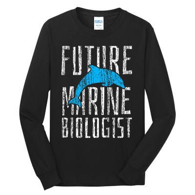 Marine Biology Future Biologist Science Tall Long Sleeve T-Shirt