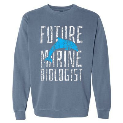 Marine Biology Future Biologist Science Garment-Dyed Sweatshirt