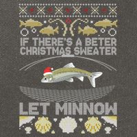 Minnow Bait Fish Trap Angler Fishing Cotton Canvas Backpack