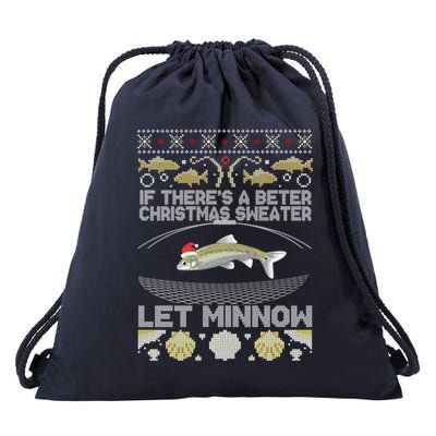 Minnow Bait Fish Trap Angler Fishing Drawstring Bag