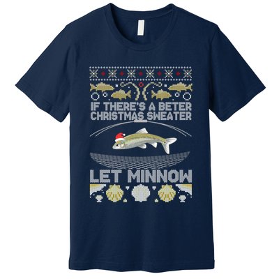 Minnow Bait Fish Trap Angler Fishing Premium T-Shirt