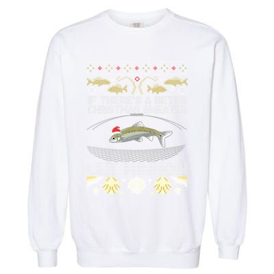 Minnow Bait Fish Trap Angler Fishing Garment-Dyed Sweatshirt