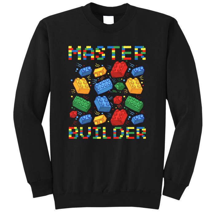 Master Builder Funny Building Blocks Gift Sweatshirt